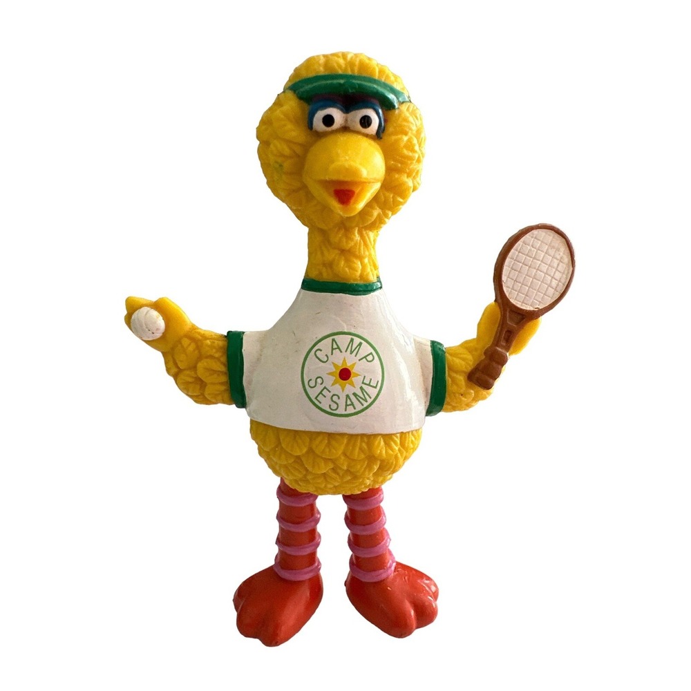 Sesame Street Vintage Big Bird Camp Sesame Figurine